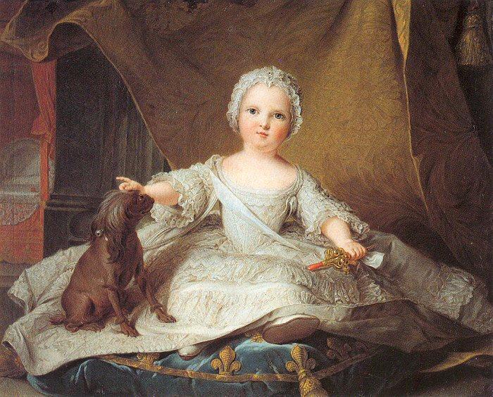 Jean Marc Nattier Marie Zephyrine of France as a Baby oil painting picture